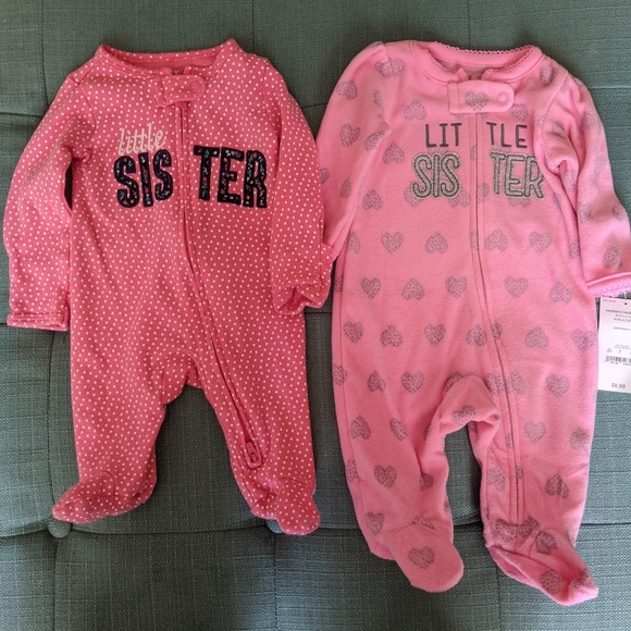 little sister sleeper newborn